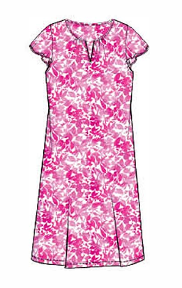 ILN02509---COTTON-KNIT-FLUTTER-SLEEVE-SHORT-GOWN