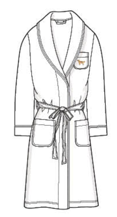 ILN42550---Cotton-Interlock-L-S-Shawl-Collar-Robe