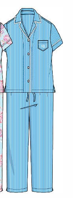 ILN72506---COTTON-LAWN-S-S-NOTCH-COLLAR-PAJAMA-SET